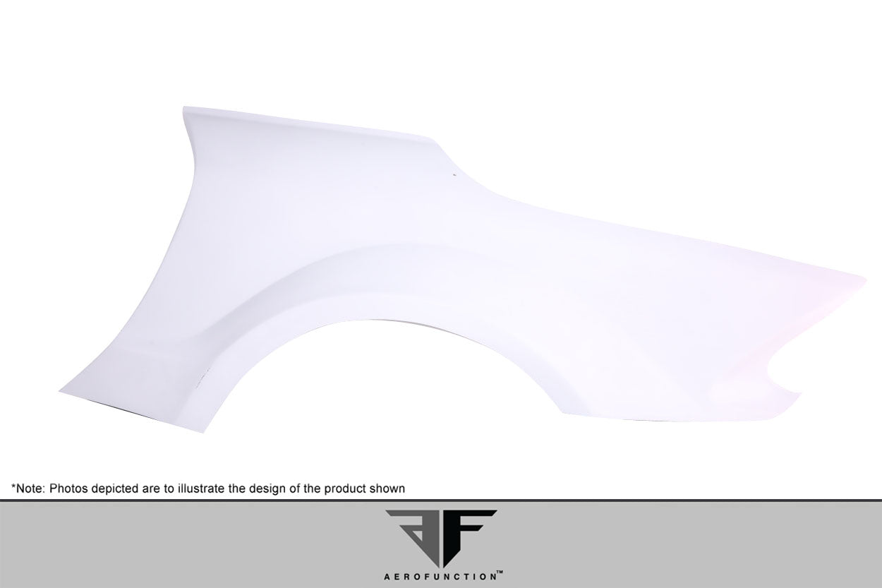 2003-2012 Mercedes SL Class R230 AF-Signature 1 Series Wide Body Conversion Rear Fenders ( GFK ) - 2 Piece